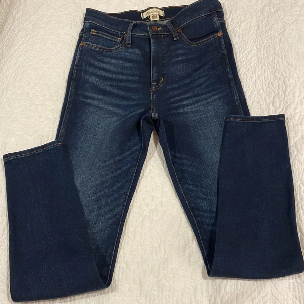 Madewell 10” high rise blue jean skinny size 27 - Picture 2 of 9